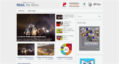 Desktop Screenshot of industriamineramexicana.com